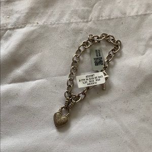 Diamond silver bracelet .2 ct tw fine jewelry